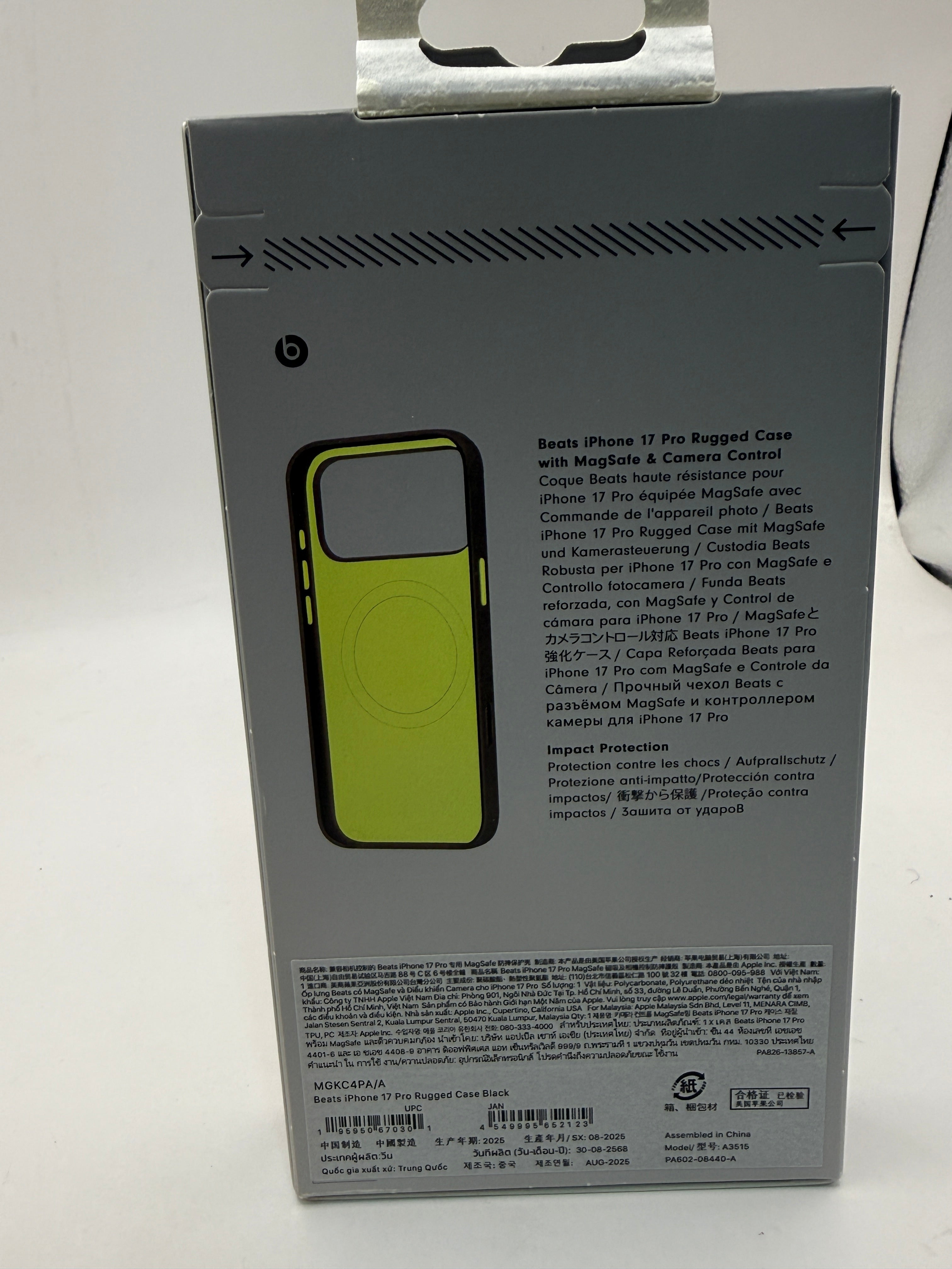 Beats iPhone 17 Pro Rugged Case with MagSafe & Camera Control