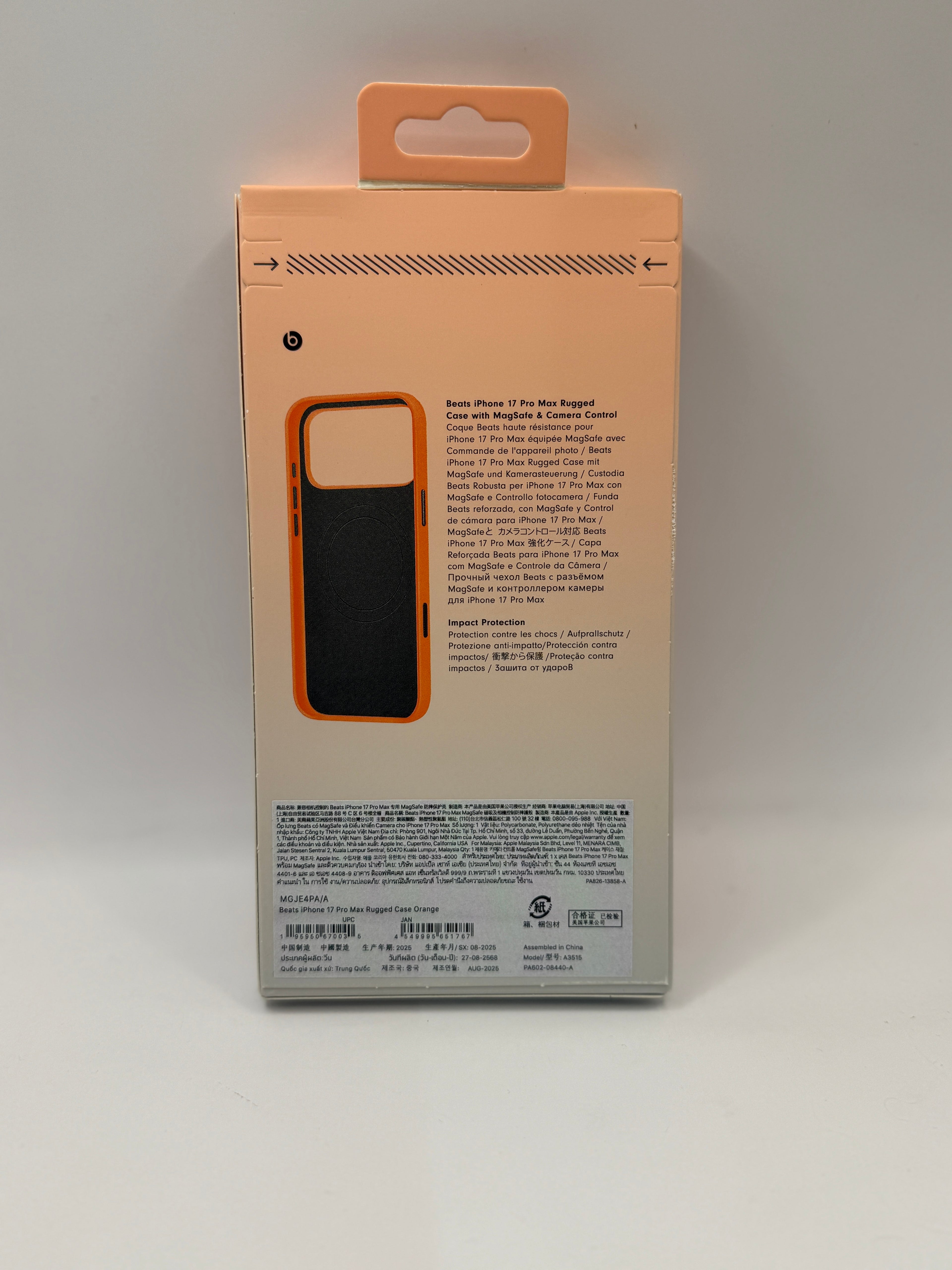 Beats iPhone 17 Pro Max Rugged Case with MagSafe & Camera Control